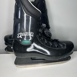 Black Kids Ice Skates Hespeler Xpander lace up